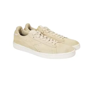 Diadora Game Low S Suede Trainers in Beige Bleached Mens Size 11 M