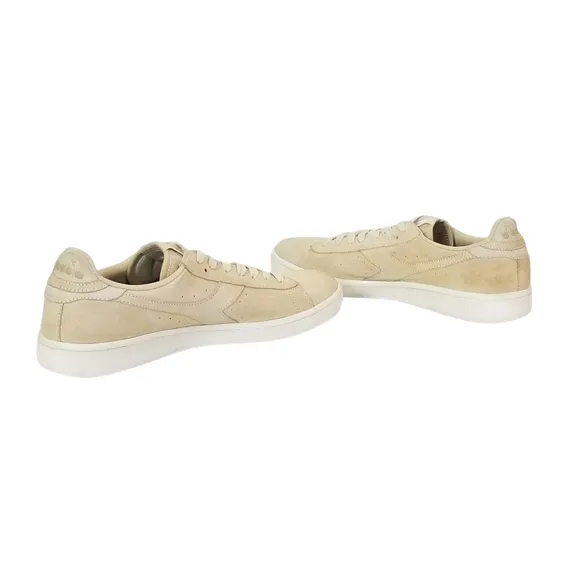 Diadora Game Low S Suede Trainers in Beige Bleached Mens Size 11 M