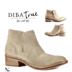 Diba True Casp Ian Caspian Boot Western Cowgirl Ankle Bootie Suede NWT Size 8.5