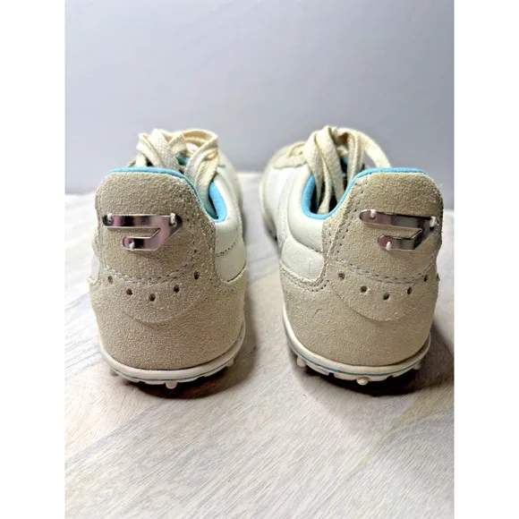 Diesel Sport Shoe 7.5 White and Blue
