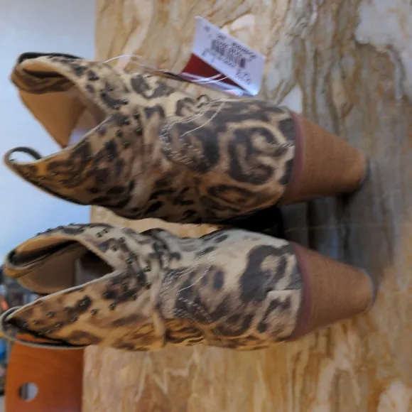 DINGO MEEEOW Leopard Boot's shoes -7
