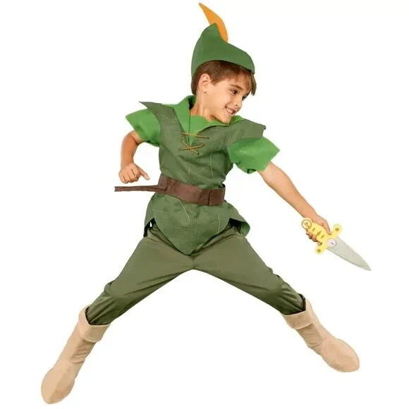 Disney Peter Pan Costume For Kids size 9/10 New