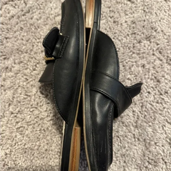 Dolce Vita Black faux Leather mule Loafers