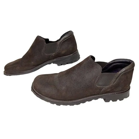 Donald J Pliner Sport Size 10 Brown Leather Slip-on Loafer Shoe Comfort