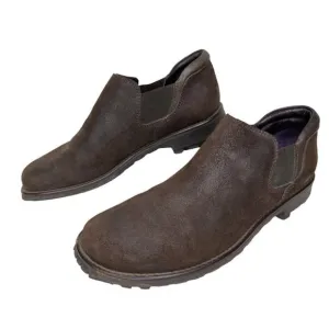 Donald J Pliner Sport Size 10 Brown Leather Slip-on Loafer Shoe Comfort