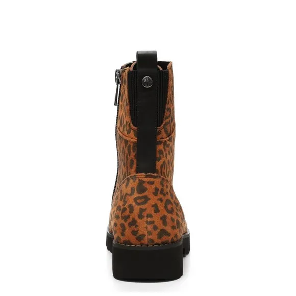 Donald Pliner New Ease Natural Leopard Boots Size 6.5