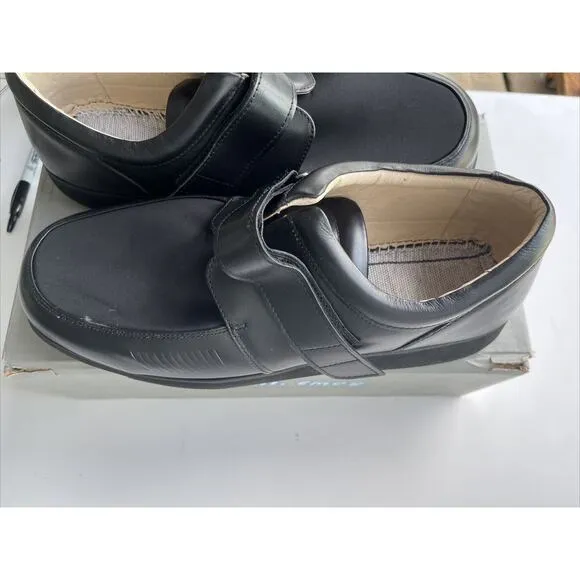 Dr Comfort 708-4E, Men’s Duel-depth Leather/ Lycro Shoes Size 15 (A110)