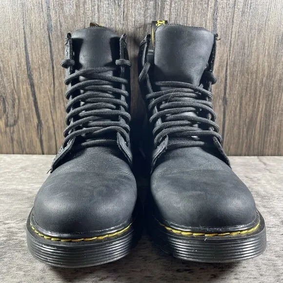 Dr Doc Martens 1460 Waterproof J Black Boots Youth Size 2