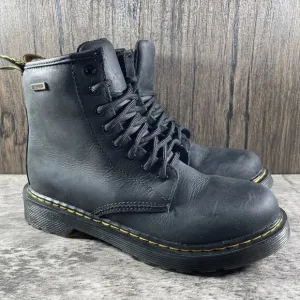 Dr Doc Martens 1460 Waterproof J Black Boots Youth Size 2