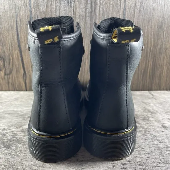 Dr Doc Martens 1460 Waterproof J Black Boots Youth Size 2