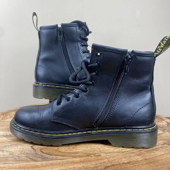 Dr Martens 1460 Pascal Leather Womens Size 5 Black Ankle Boots