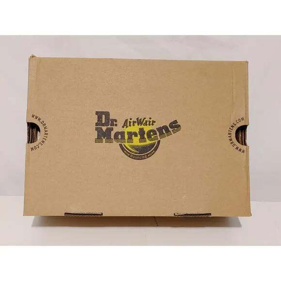 Dr. Martens 1461 Canvas Shoes Lug Sole Round Toe Black Unisex US M4/W5 UK 3 NEW