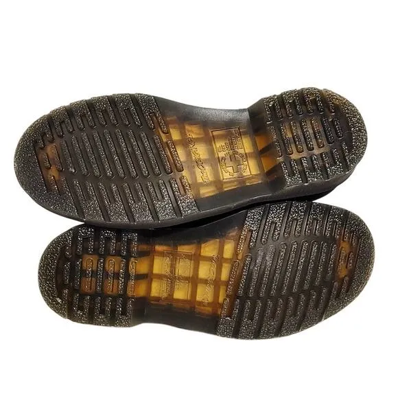 Dr. Martens 1461 Canvas Shoes Lug Sole Round Toe Black Unisex US M4/W5 UK 3 NEW