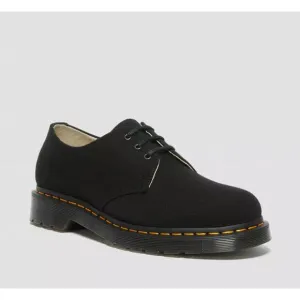 Dr. Martens 1461 Canvas Shoes Lug Sole Round Toe Black Unisex US M4/W5 UK 3 NEW