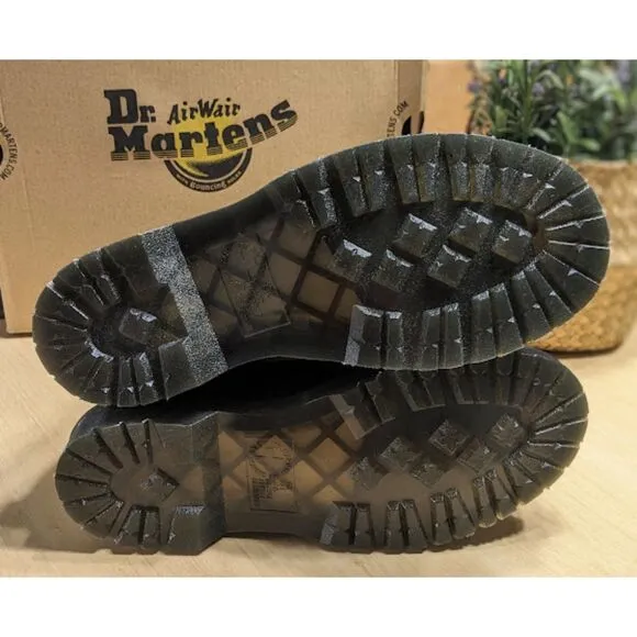 Dr. Martens 2976 Leonore Faux Fur Lined Black Leather Chelsea Boots UK 5 NIB