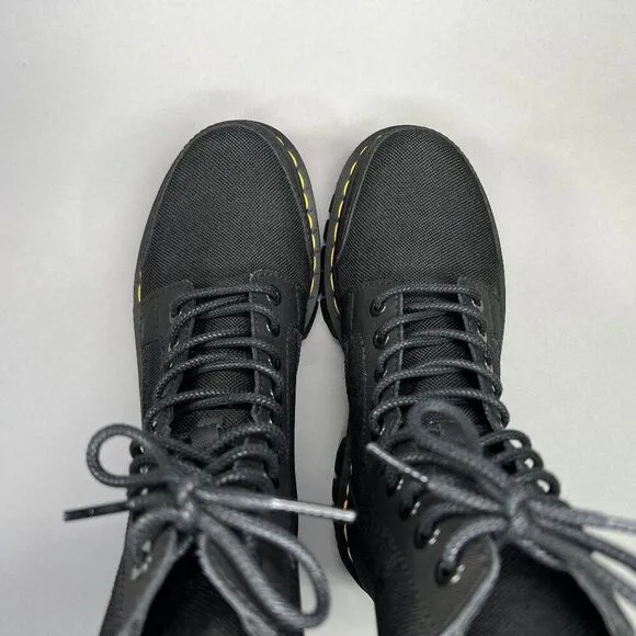 Dr. Martens Audrick Boots Womens Size 8 10-Eye Poly &amp; Leather 10I Platform Boots