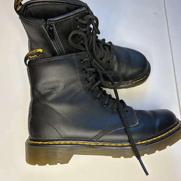 Dr Martens Junior 1460 Softy T Leather Lace Up Boots 2