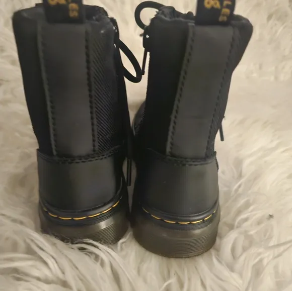 Dr. Martens Kids Size 11  Black Canvas Eye Ankle Fashion Boots