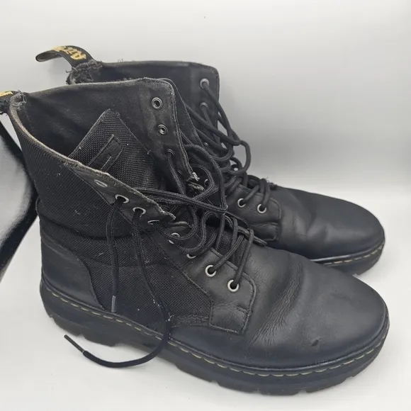 Dr Martens Men's Comb ll Black Fashion boot Unixes Size 10