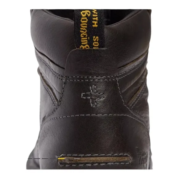 Dr. Martens NIB Diego Harvest Collar Boots Black Leather Sz 11 Hiking Inspired
