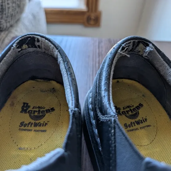 Dr Martens Orson Black Leather Slip On Loafers Shoes