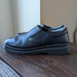Dr Martens Orson Black Leather Slip On Loafers Shoes