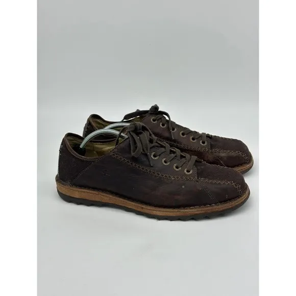 Dr. Martens Shoes Mens 12M Brown Leather Oxford Lace‎ Up Comfort Low-Top 11672