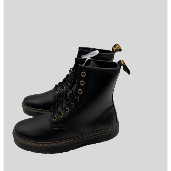 Dr Martens Sz 6  Zavala Durable Combat Lace-Up Punk Goth Platform Ankle Boot