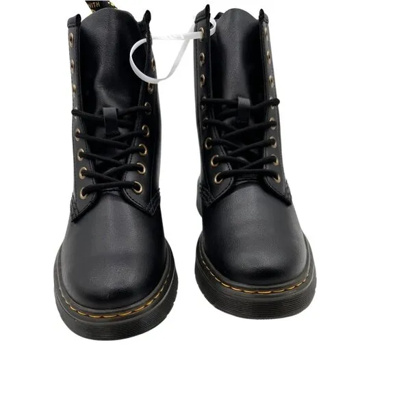 Dr Martens Sz 6  Zavala Durable Combat Lace-Up Punk Goth Platform Ankle Boot