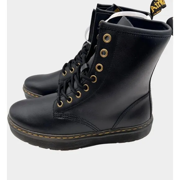 Dr Martens Sz 6  Zavala Durable Combat Lace-Up Punk Goth Platform Ankle Boot