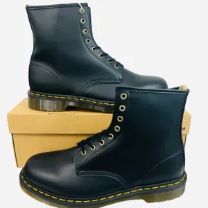 Dr. Martens Vegan 1460 8-Hole Boots 14045001 Felix Rub Black Mens Size 14