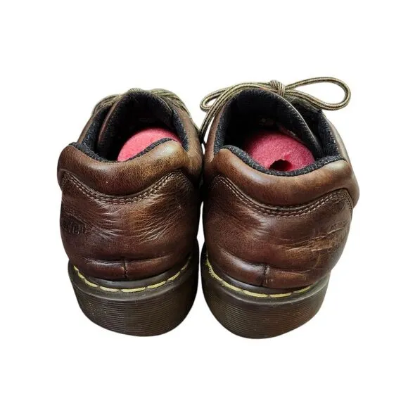 Dr Martens Vintage Y2K Mens Brown 10940 Oxford Chunky Lace-up Shoes Sz 11