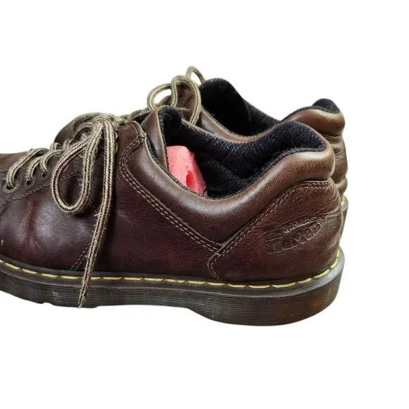Dr Martens Vintage Y2K Mens Brown 10940 Oxford Chunky Lace-up Shoes Sz 11