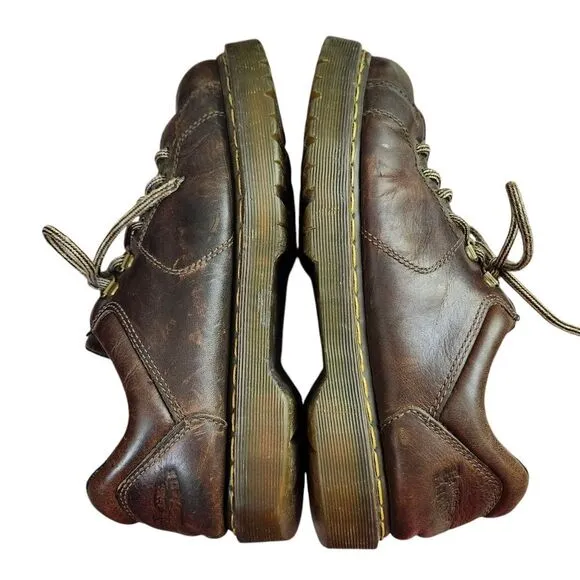 Dr Martens Vintage Y2K Mens Brown 10940 Oxford Chunky Lace-up Shoes Sz 11