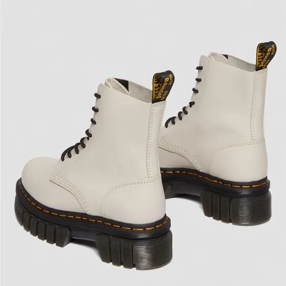 Dr. Martens White Jadon Platform Boots size 8