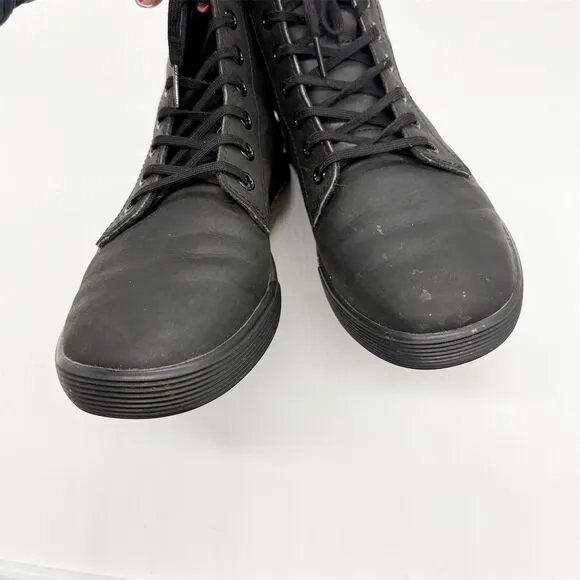 Dr. Martens Womens Sheridan Matte Casual Boots Size 8 Black Combat Flat 8-Eye