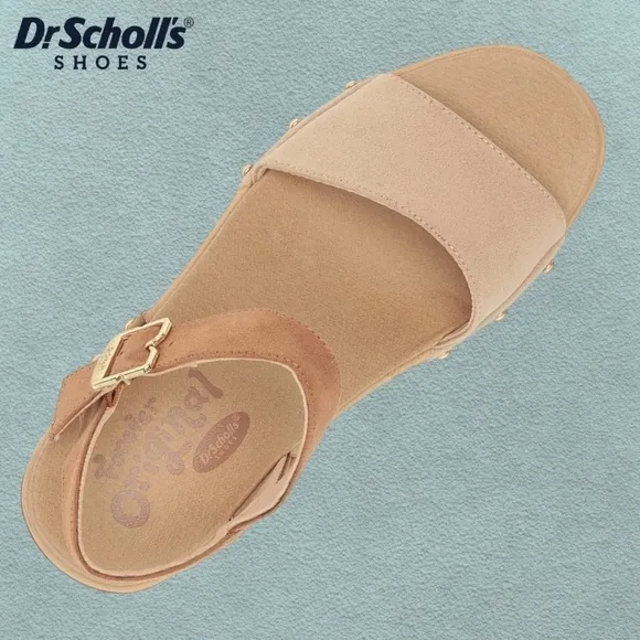 DR SCHOLL'S Eco-conscious Dublin Stud Accent Chunky Heel Platform Sandal NWT/10M