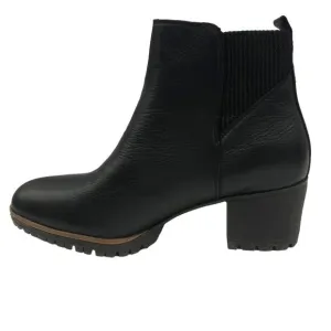 DR. SCHOLL'S LIVELY STRETCH ALMOND TOE BOOTIES BLACK CHELSEA BOOTS 6 Women's
