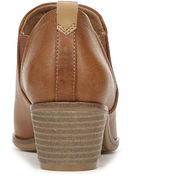Dr. Scholl's Shoes Womens Laurel Tan Faux Suede Comfort Booties Boots New
