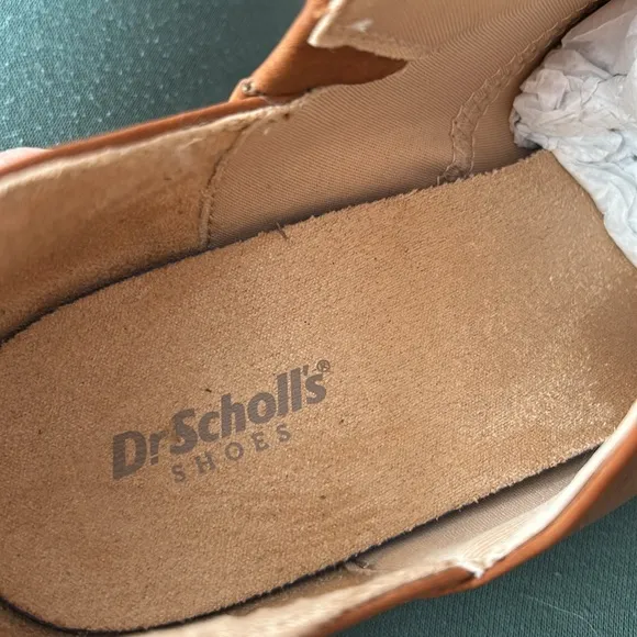 Dr. Scholl's Women Lucille Ankle Pull slip on western Bootie size 10M tan brown
