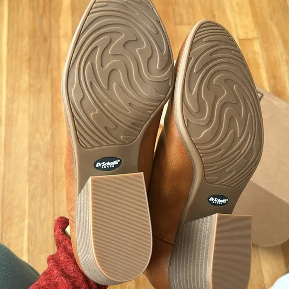 Dr. Scholl's Women Lucille Ankle Pull slip on western Bootie size 10M tan brown