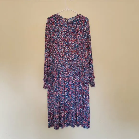 Draper James Boatneck Kitty Dress in Ditsy Floral 2X