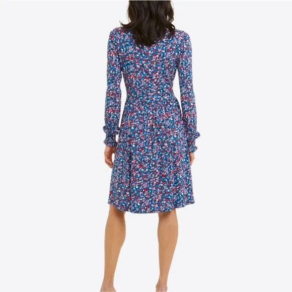 Draper James Boatneck Kitty Dress in Ditsy Floral 2X