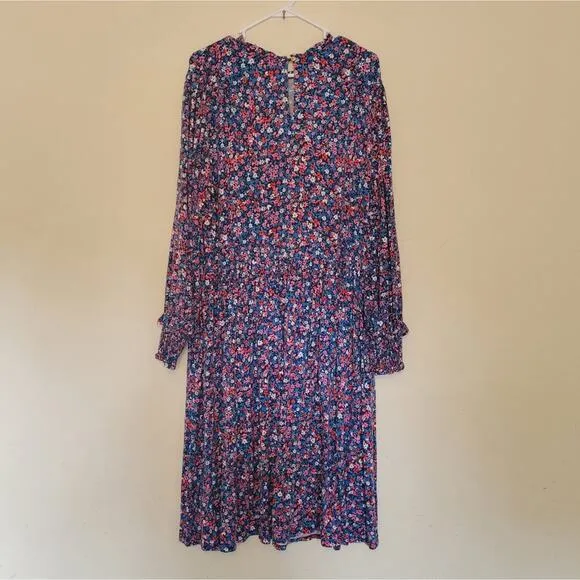 Draper James Boatneck Kitty Dress in Ditsy Floral 2X