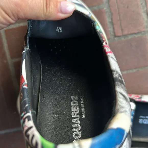 DSQUARED2 slip on shoes. Like New. Size 43 European