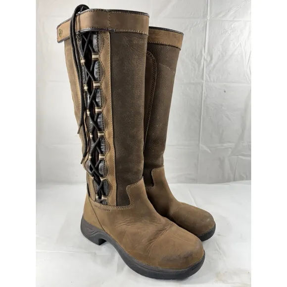 Dublin Pinnacle Boots II ridding boots size 8 Brown Leather