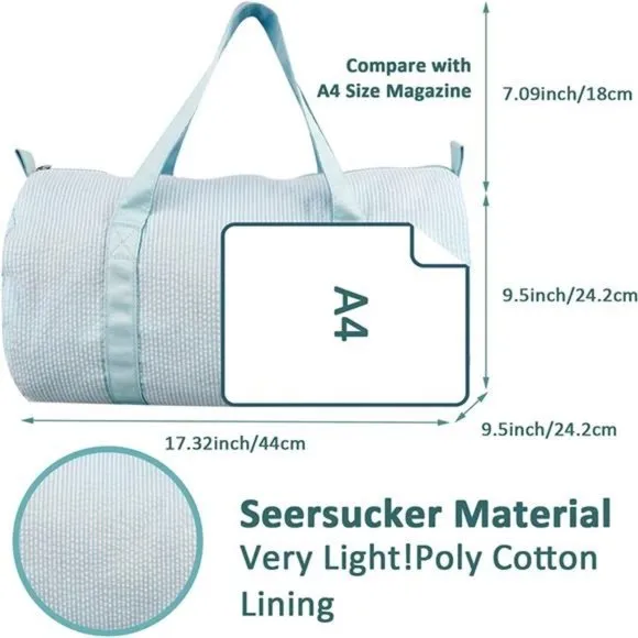 DUFFLE Bag for Kids, Light Blue
