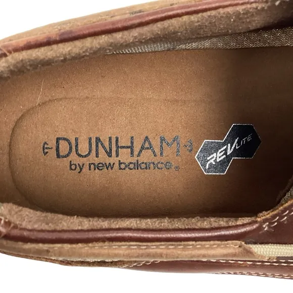 Dunham Captain Mesh Leather Boat Shoe by New Balance