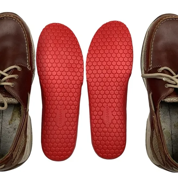 Dunham Captain Mesh Leather Boat Shoe by New Balance