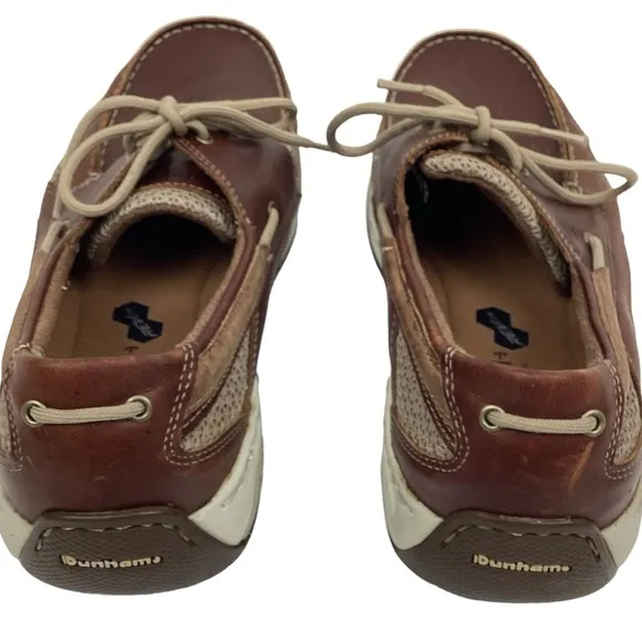 Dunham Captain Mesh Leather Boat Shoe by New Balance
